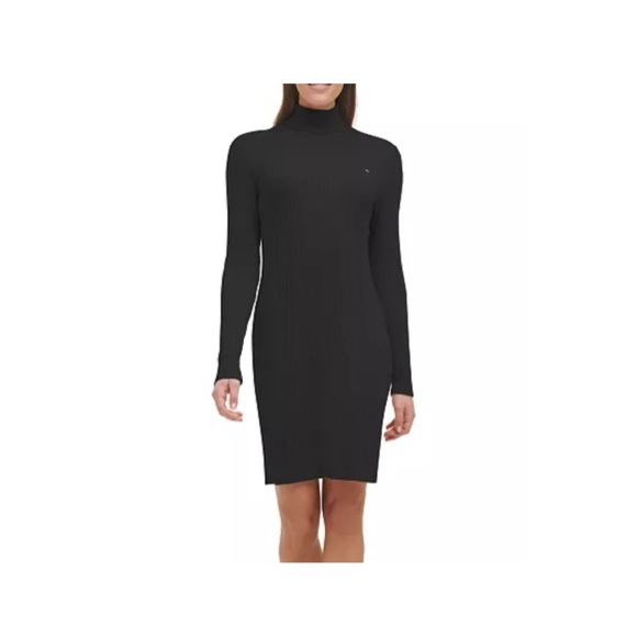 Tommy Hilfiger Turtleneck Sweater Dress - Picture 1 of 10